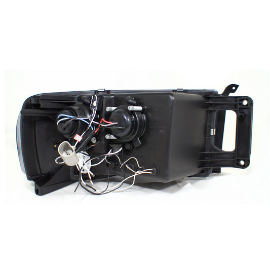 2002-2005 Dodge Ram Dual Halo Projector Spec-D Headlights Smoked