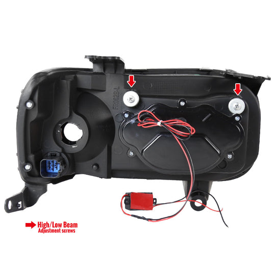 2005-2007 Ford Escape Dual Halo Projector Spec-D Headlights Smoked