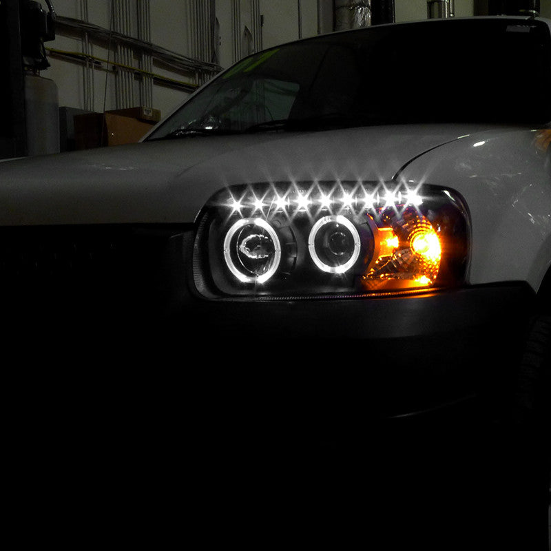2005-2007 Escape Dual Halo Pro Headlights with LED