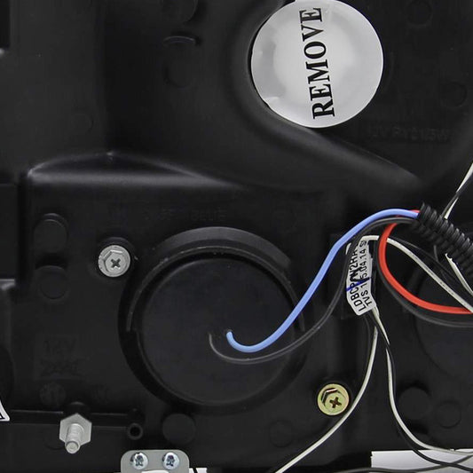 1992-96 Ford F150 Projector Spec-D Headlights Black Smoked