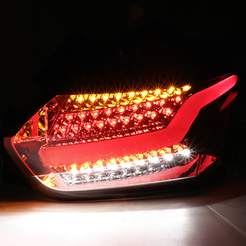 2015-18 Ford Focus hatchback LED Tail Lights Red