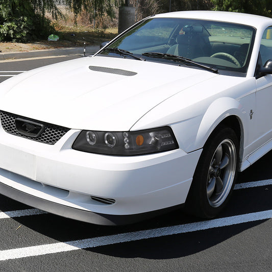 1999-2004 Ford Mustang Dual Halo Projector Spec-D Headlights Black