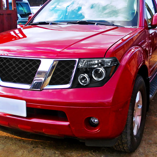 2005-2008 Frontier 05-2007 Pathfinder LED Projector Spec-D Headlights Black