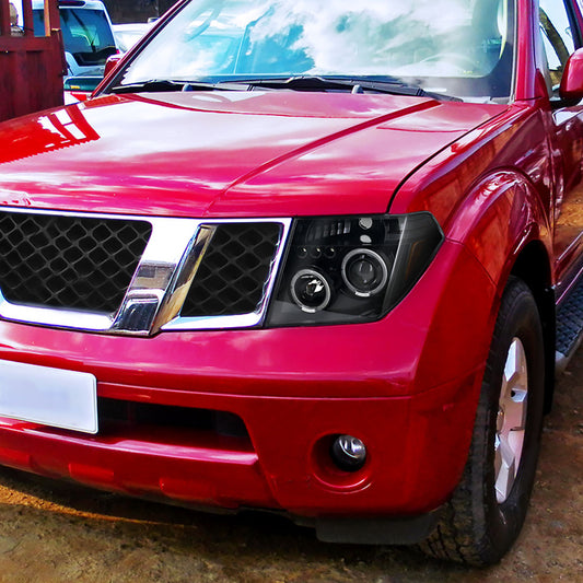 2005-2007 Frontier Pathfinder Projector Spec-D Headlights Black