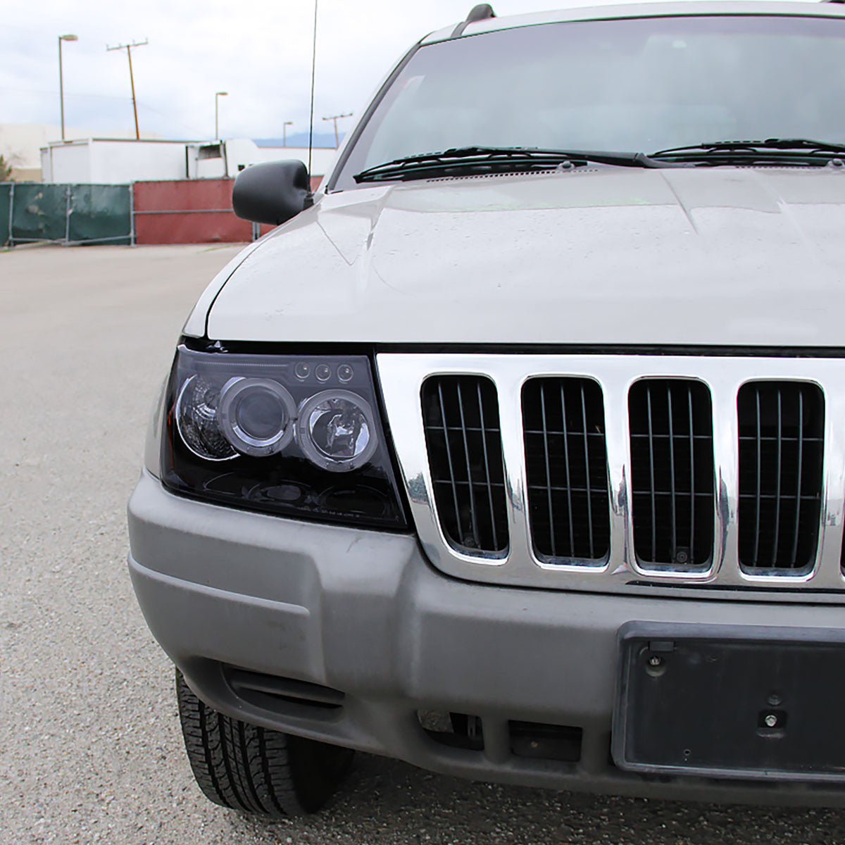 Grand Cherokee Projector Headlights Black Smoke