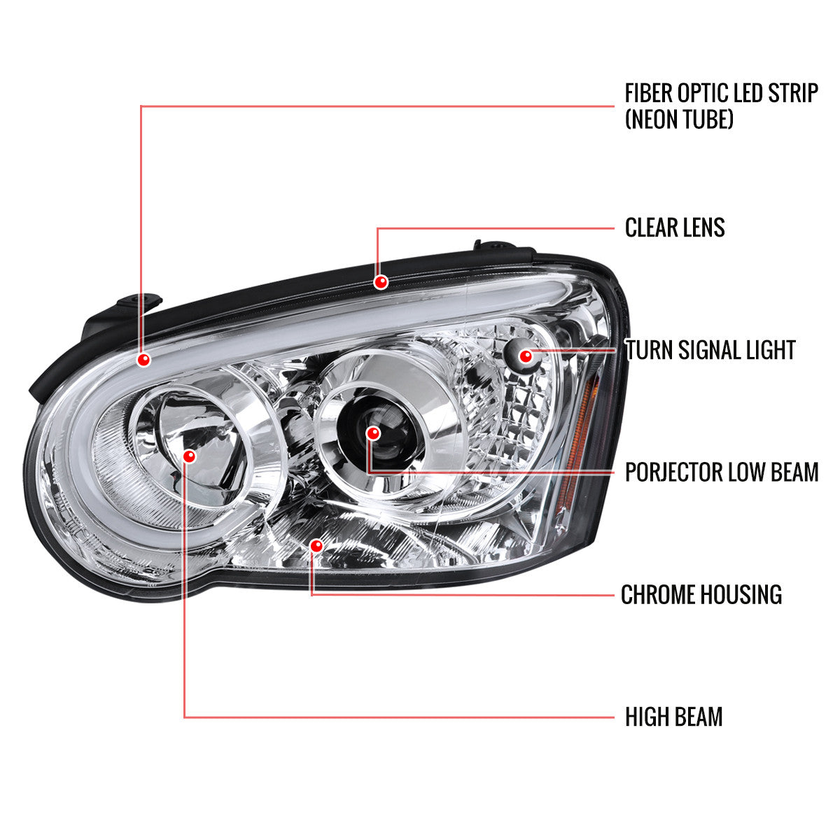 2LHP-VEL12G-TM 2012-17 Veloster Sequoia LED Black Headlights Smokedd
