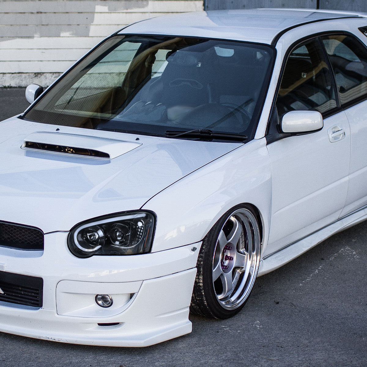 Spe-D 2004-2005 Impreza WRX STI Outback Black Spec-D Headlights Clear