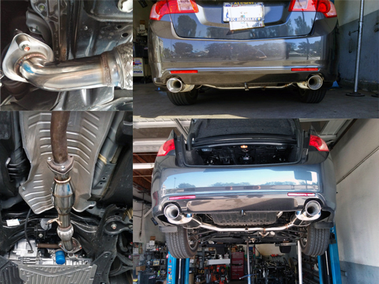 Installed on Tsudo 2009-2014 Acura TSX Dual SP2 Catback /w Test Pipe Exhaust