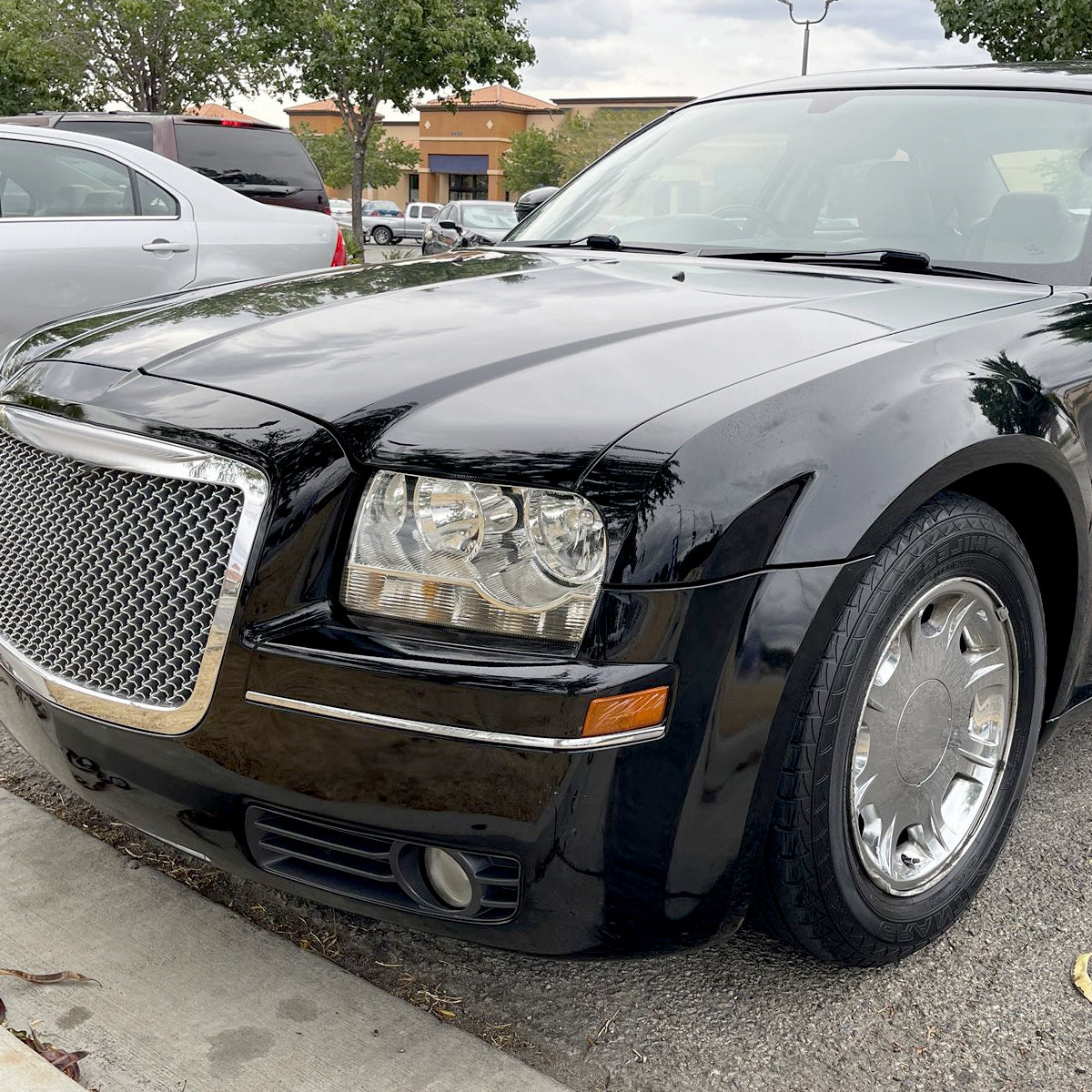 Spec-D 09 Chrysler Factory chrome headlights