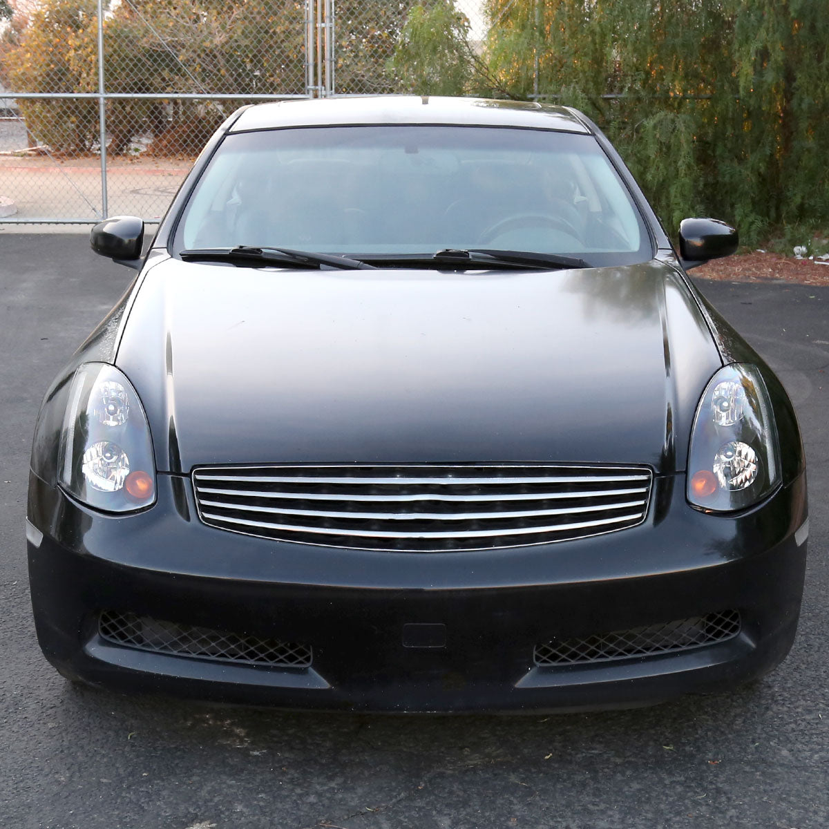 Spec-D 04 Infiniti G35 2DR Factory black headlights