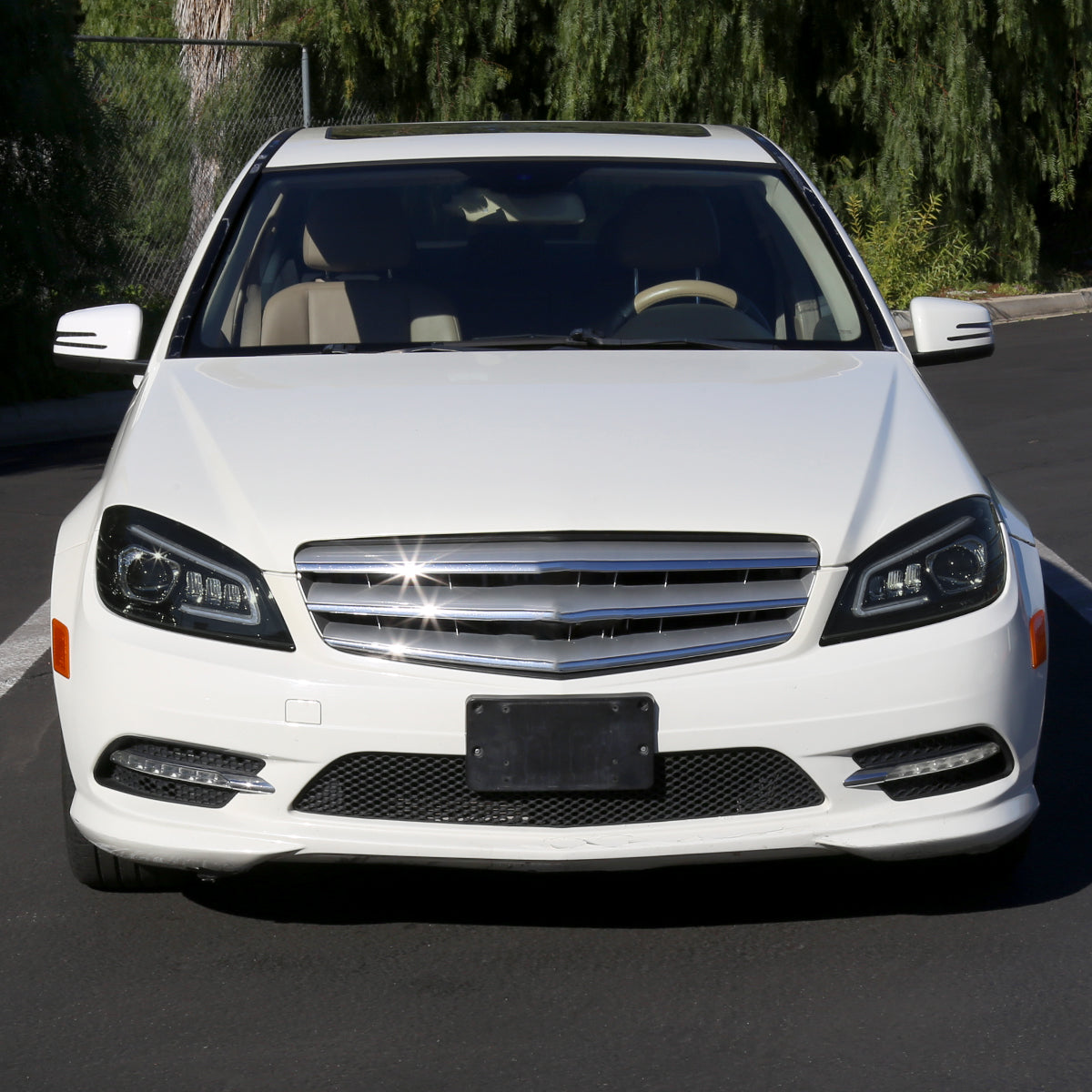 11 Benz W204 C-Class Spec-D black lighting upgrade