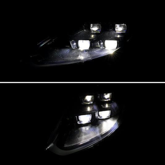 2015 Porsche Panamera Matrix non Spec-D aftermarket headlights