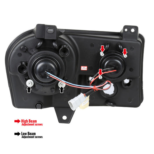 2005-2010 Chrysler 300 Projector Chrome Spec-D Headlights