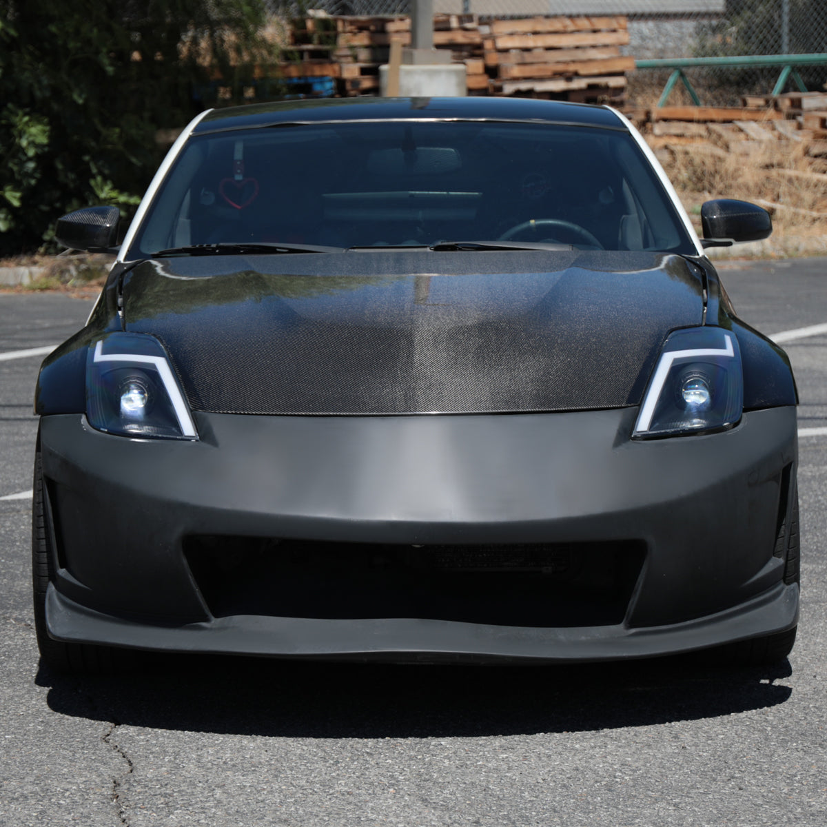 Spec-D 2006-2009 Nissan 350Z SEQ Projector Black Headlights 350Z06JM