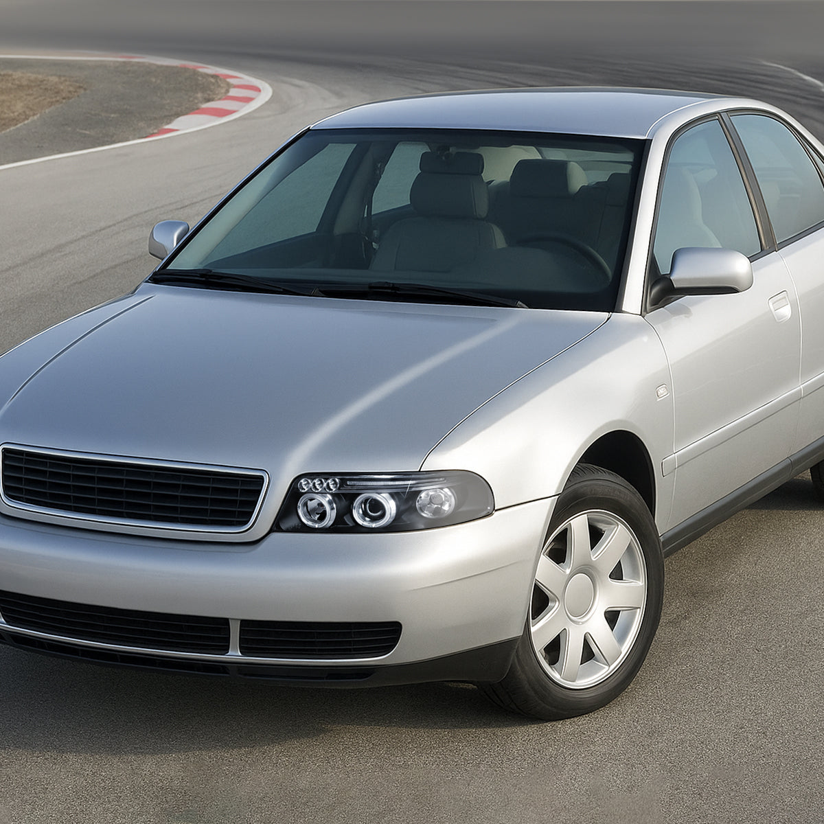 Spec-D 99-01 Audi A4 S4 Dual black headlights