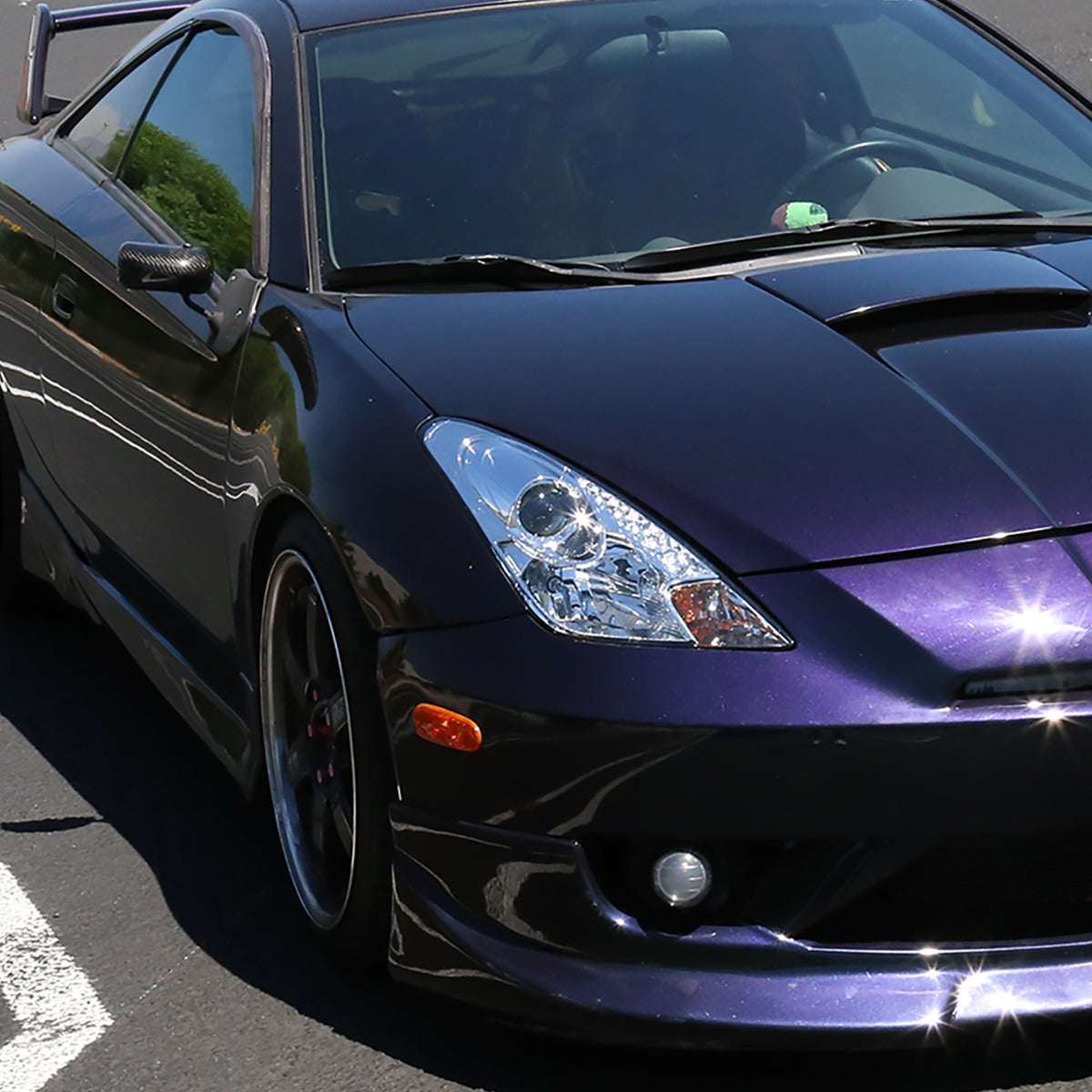 2000-05 Toyota Celica Spec-D chrome projector lighting upgrade