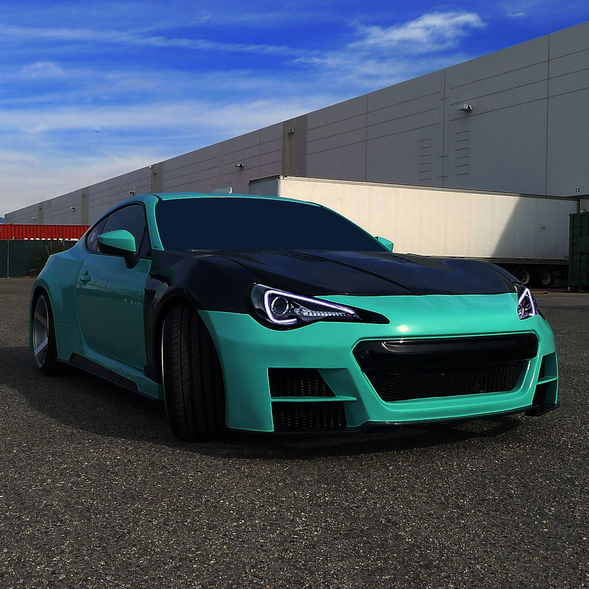 Spec-D 16 Scion FRS GL black headlights