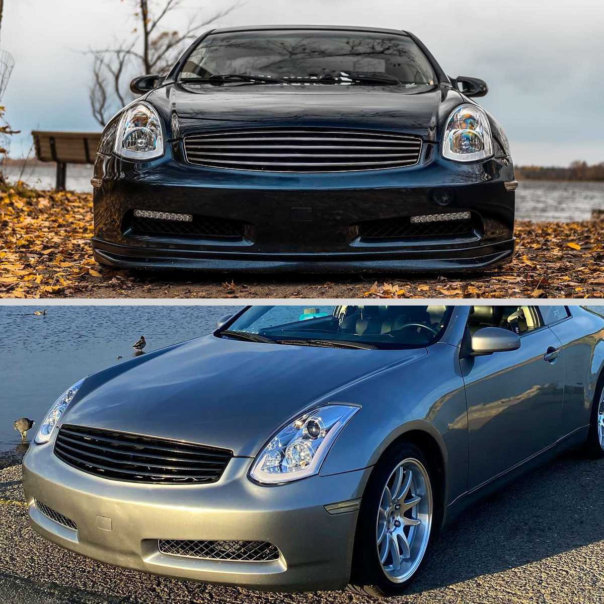 Spec-D 07 G35 2DR Pro Turn chrome headlights