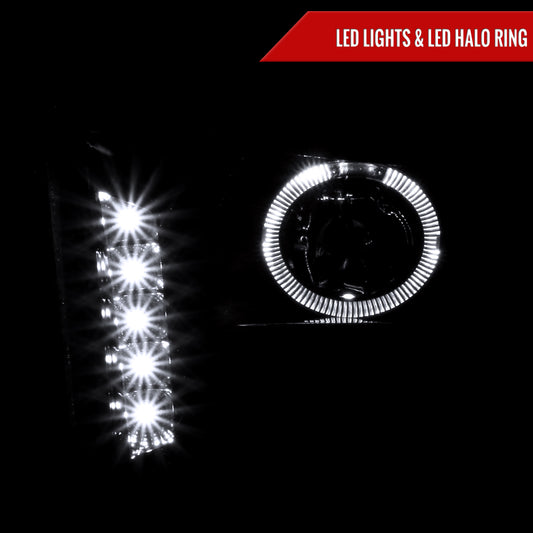 2006 Ford Mustang Spec-D Black Projector aftermarket headlights