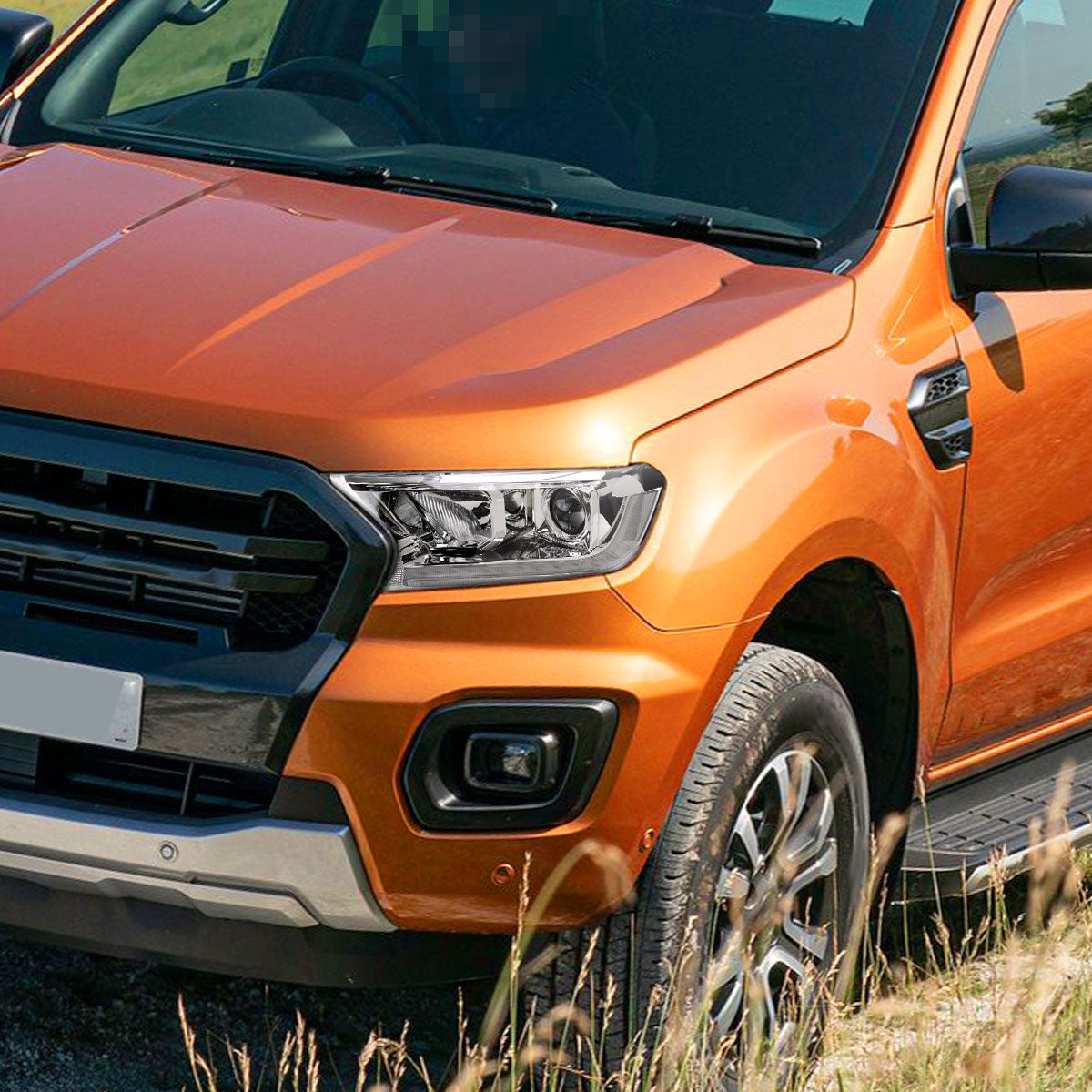 Spec-D 19 Ford Ranger chrome headlights