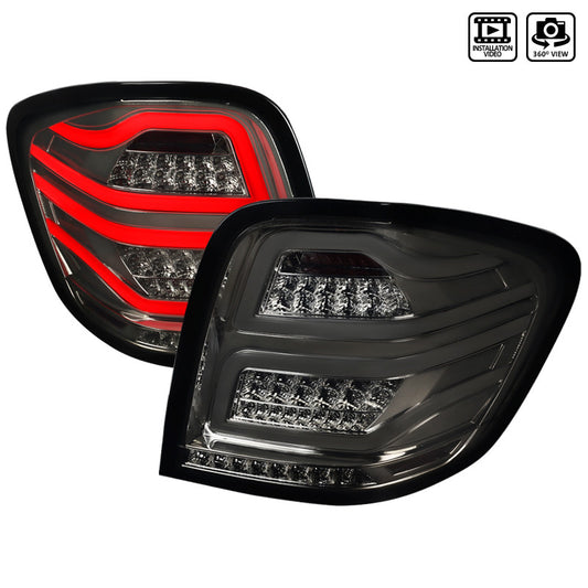 2006-2011 Mercedes W164 M-Class LED Spec-D Tail Lights Smoked