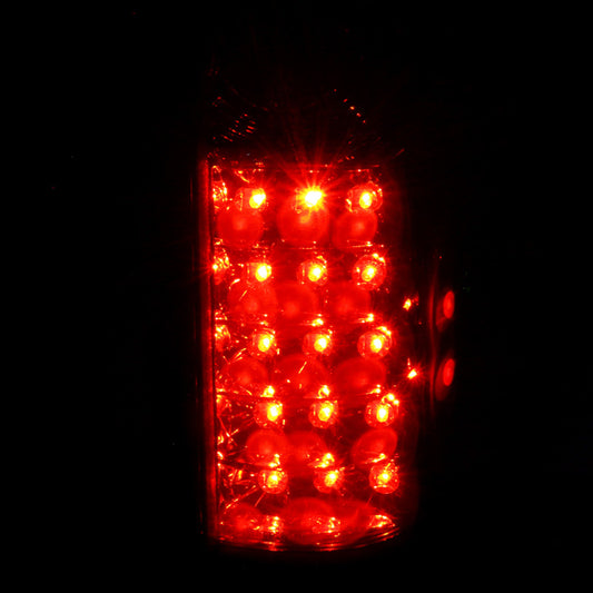 1988-1998 Chevrolet C10 LED Spec-D Tail Lights Red Lens