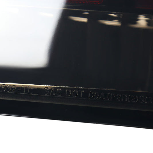 2005-2008 Dodge Charger LED Glossy Black Spec-D Tail Lights Smoked Lens