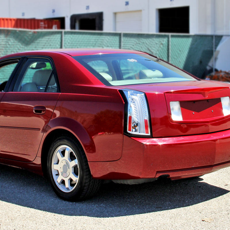 2003-07 Cadillac CTS LED Tail Lights Chrome