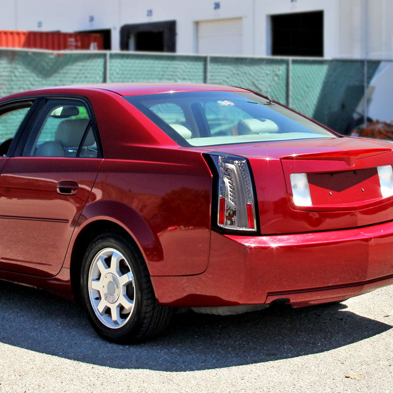 2003-07 Cadillac CTS LED Tail Lights Smokedd