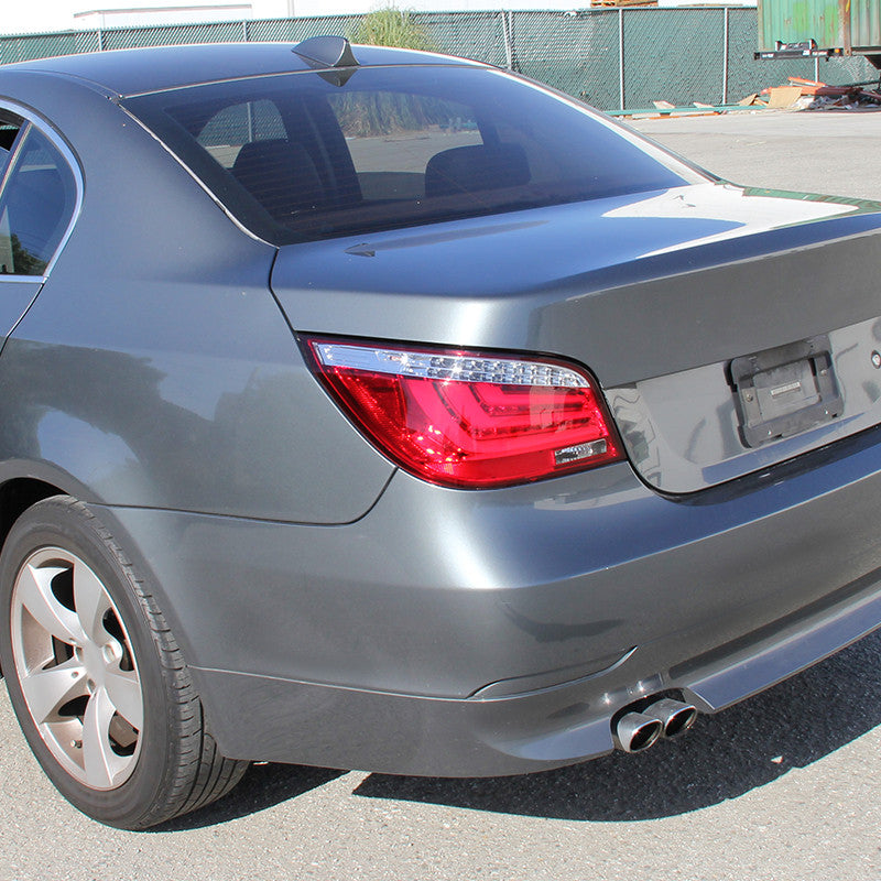 2004-07 BMW E60 525i 530i 550i 545i Series Red Clear LED Tail Lights