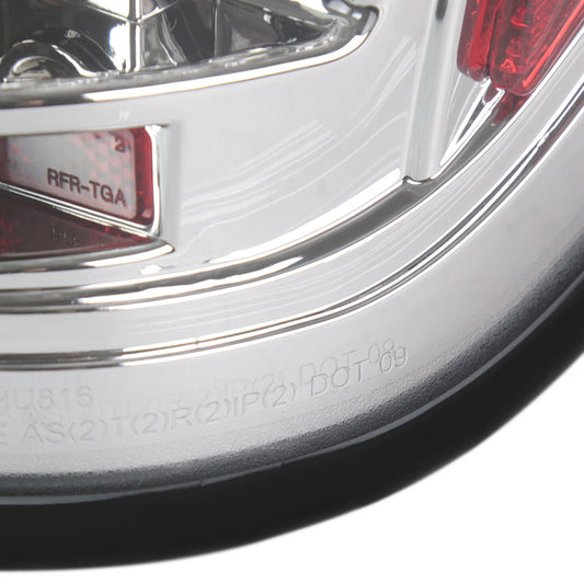 2009-2012 Ford F150 LED Spec-D Tail Lights Chrome