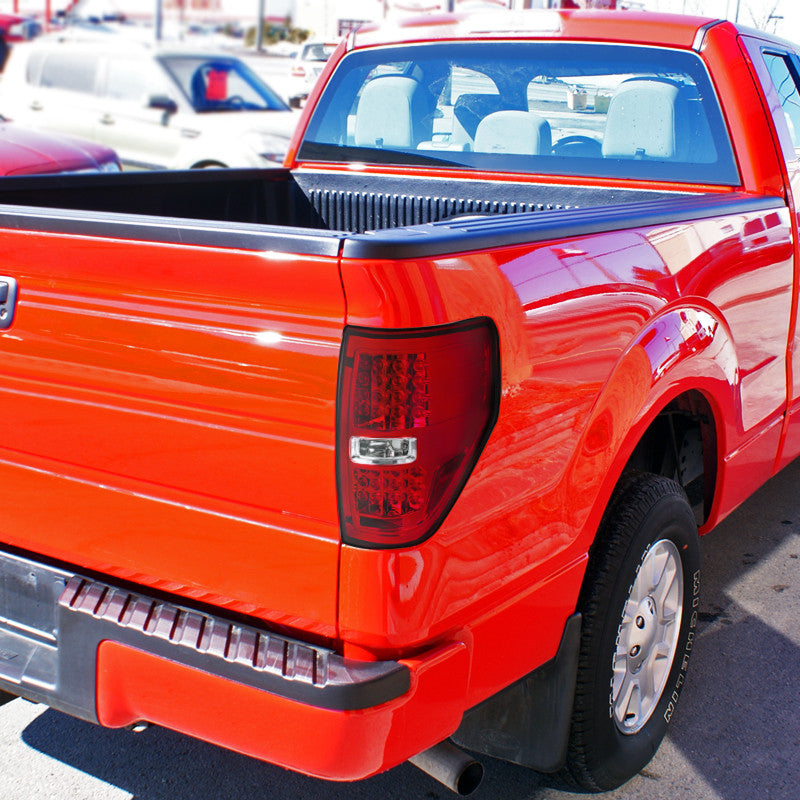 2009-14 Ford F150 LED Tail Lights Red