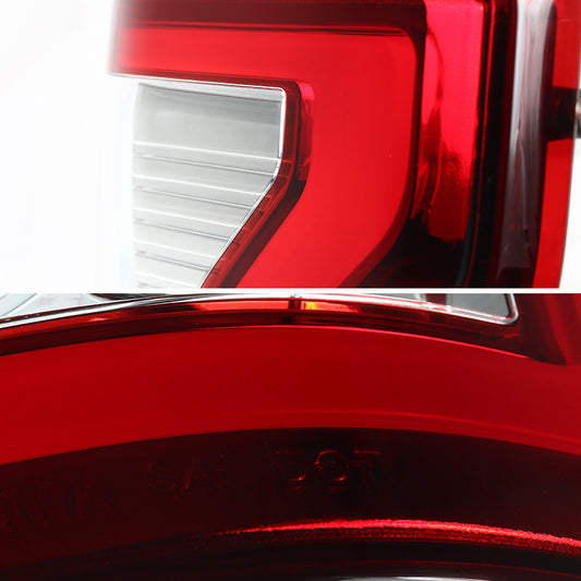2015-2017 Ford F150 LED Spec-D Tail Lights Red