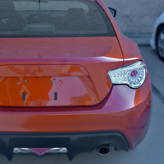 2013-Up Scion Frs BRZ LED Spec-D Tail Lights Chrome