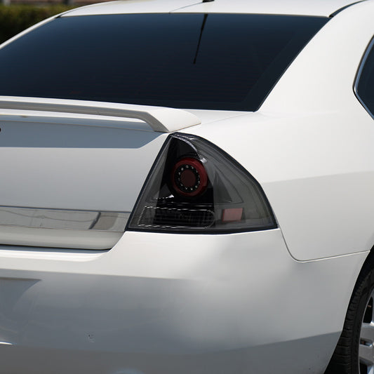 2006-2013 Chevrolet Impala LED Black Spec-D Tail Lights Clear Lens