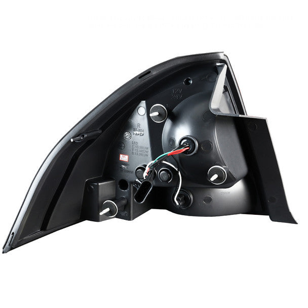 2006-13 Chevrolet Impala LED Black Tail Lights Clear Lens