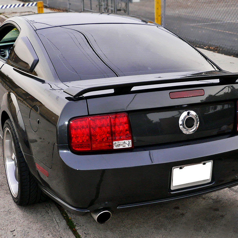2010-2012 Ford Mustang LED Black Trim Tail Lights Smokedd Lens