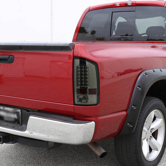 2007-2008 Dodge Ram LED Spec-D Tail Lights Smoked Housing