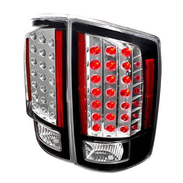 Spec-D 07-08 Dodge Ram LED Tail Lights Black