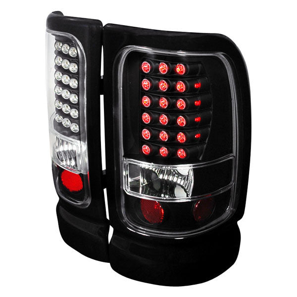Spec-D 94-01 Dodge Ram LED Tail Lights Black
