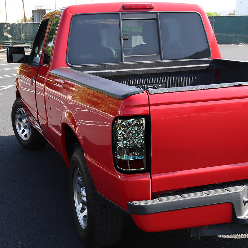 2006-11 Ford Ranger LED Tail Lights Smokedd