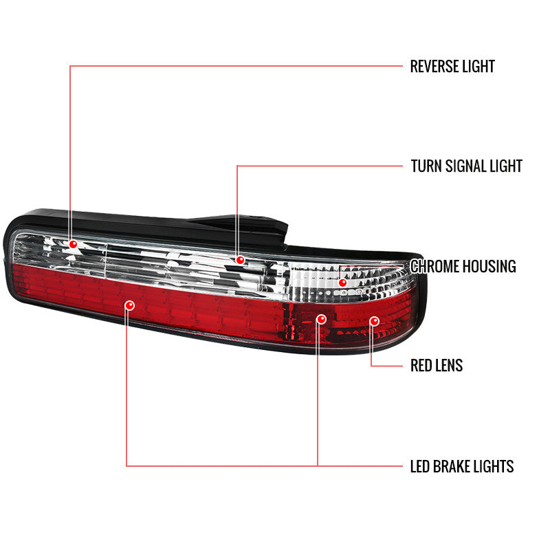1989-94 Nissan 240Sx S13 Coupe LED Tail Lights