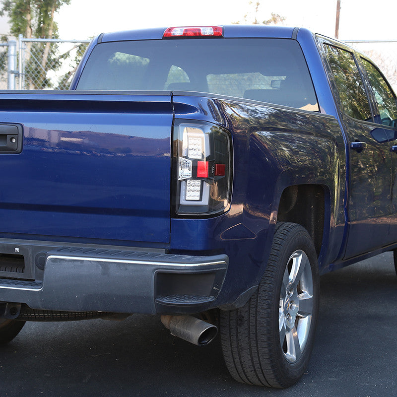 2015 Chavy Silverado LED Tail Lights Black