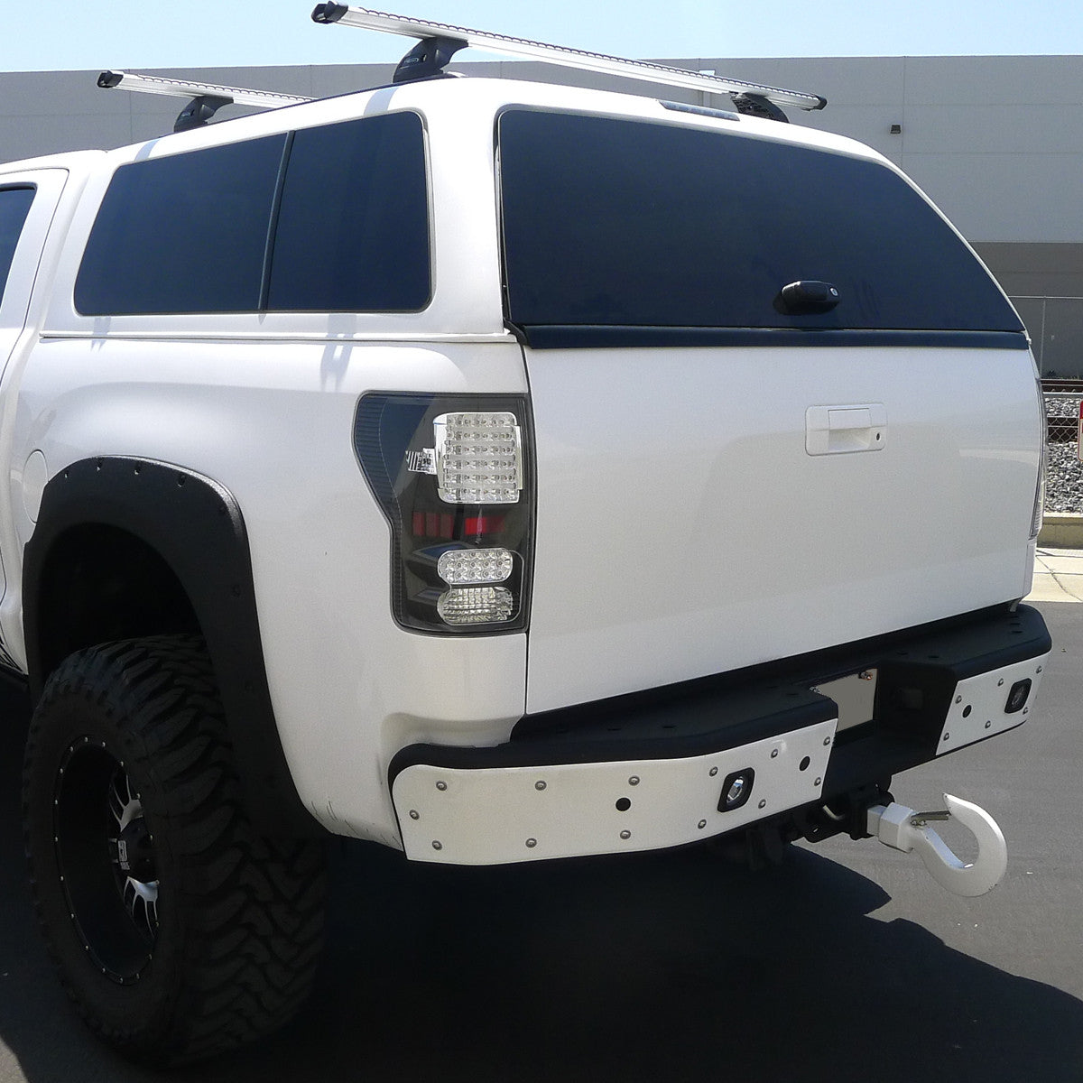 2007-12 Toyota Tundra LED Tail Lights Black Housing