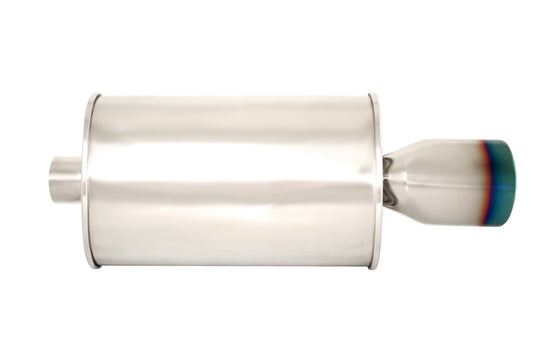 Megan Racing O-ST-2 Oval Universal Burnt Tip Muffler