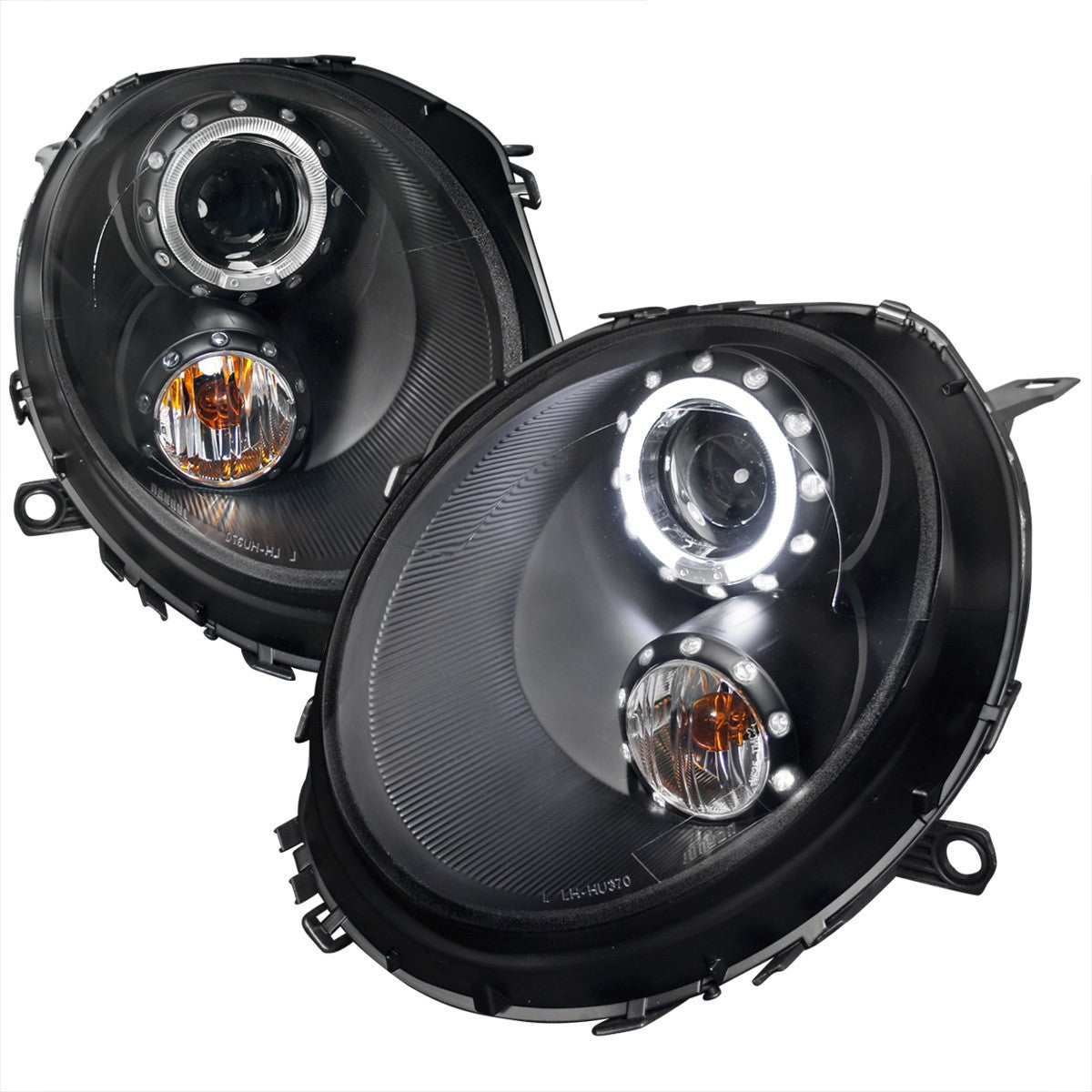SPEC-D TUNING Halo Rims - Faros Delanteros LED Cromados Para