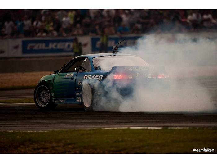 Spyder Nissan 95-98 240SX S14 LED tail lights installed black