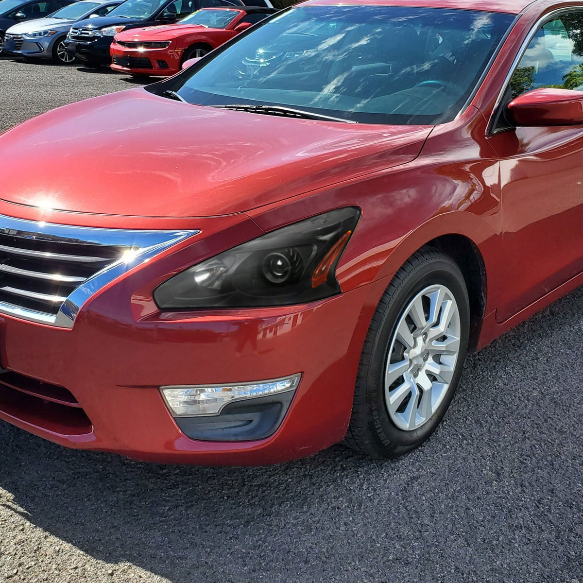 Spe-D 2013-2015 Nissan Altima Sedan Projector Spec-D Headlights Black