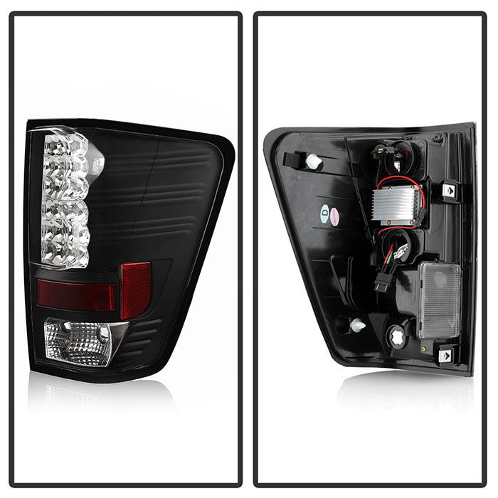 Spyder Nissan 04-15 Titan black LED tail lights