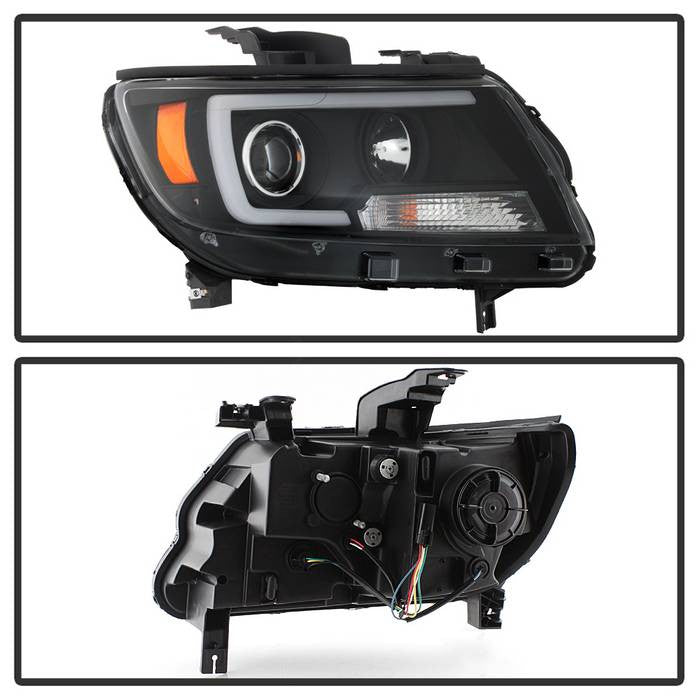 Spyder Chevy Colorado 15-19 Light Bar Pro Headlights Black (PRO-YD-CCO15-LBDRL-BK)